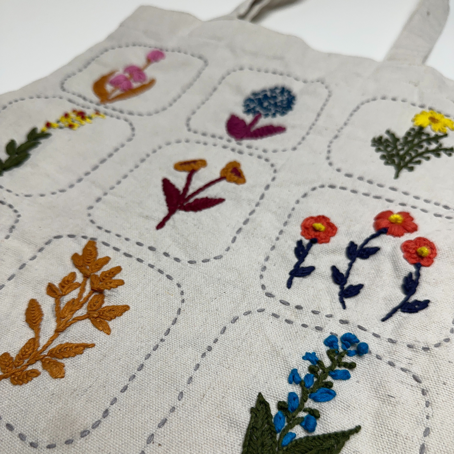 Kalikaari - The True Born Charm | Embroidered Tote Bag