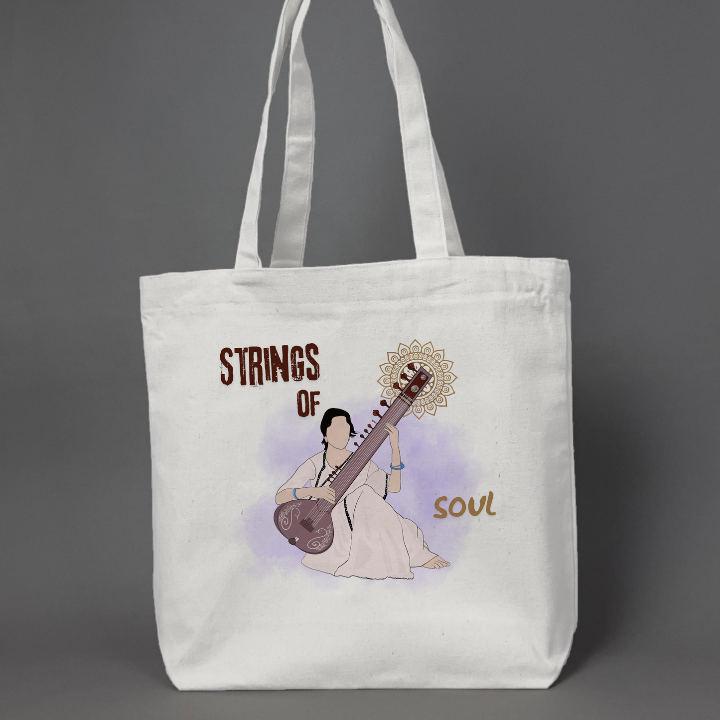 Strings of Soul - Printed Tote Bag