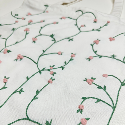 Latagini - She Who Drapes Like Wine | Embroidered Tote Bag