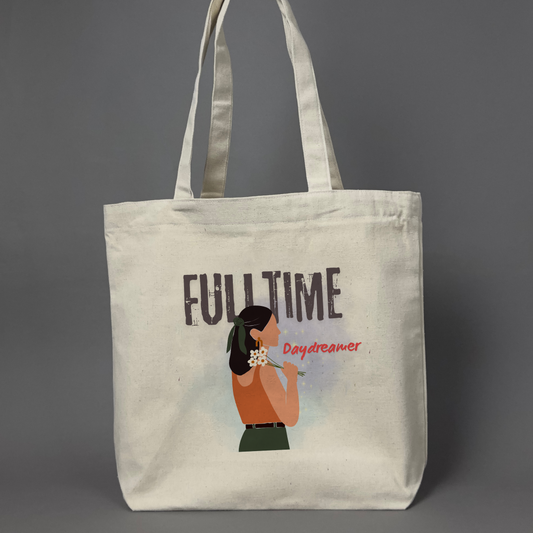 Fulltime Daydreamer - Printed Tote Bag