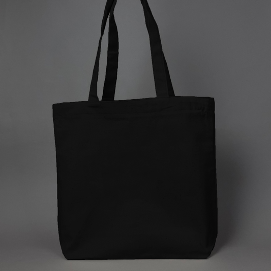 Charcoal Black - Plain Tote Bag