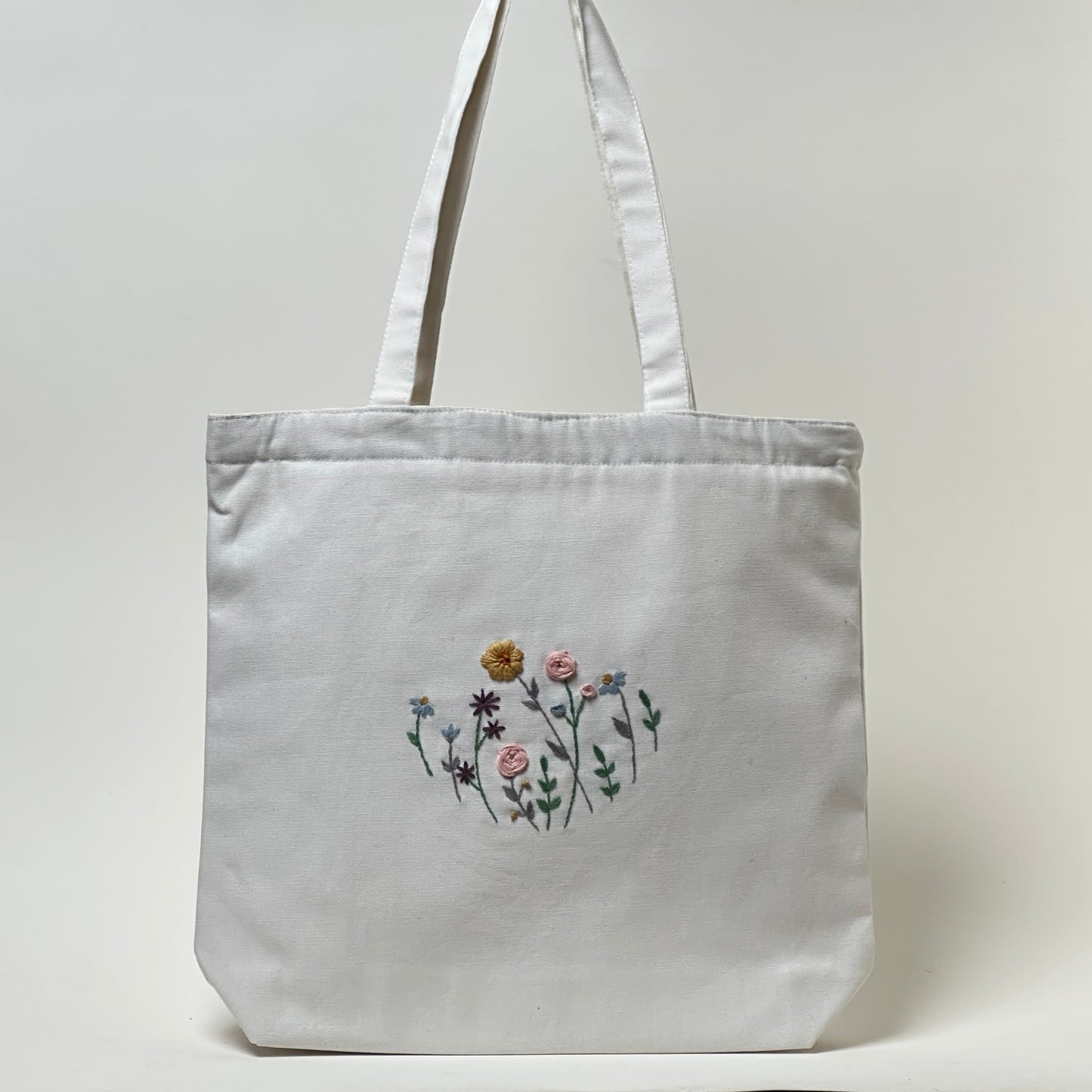 Roohi - The Floral Essence | Embroidered Tote Bag
