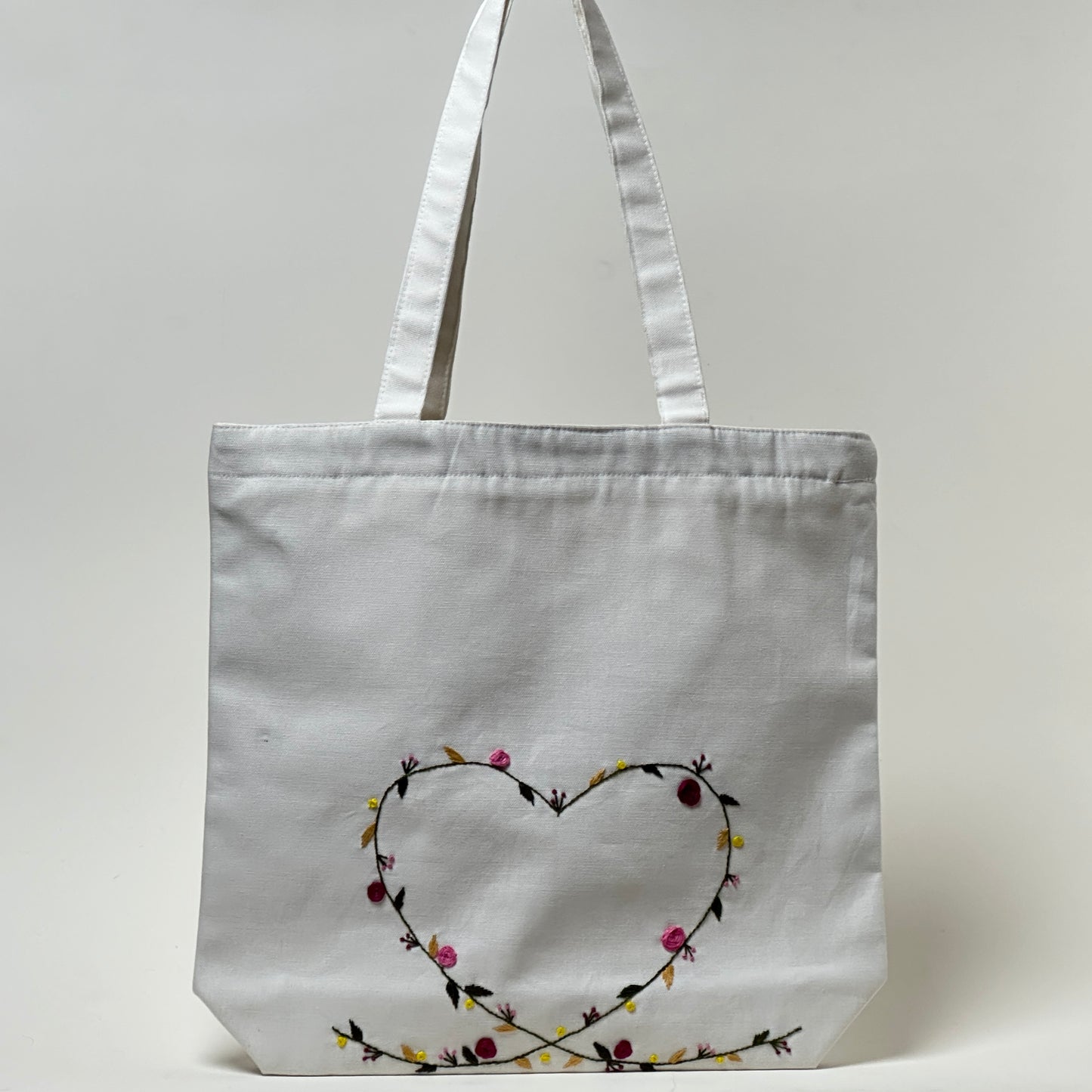 Hridaya - The Entangled Heart | Embroidered Tote Bag