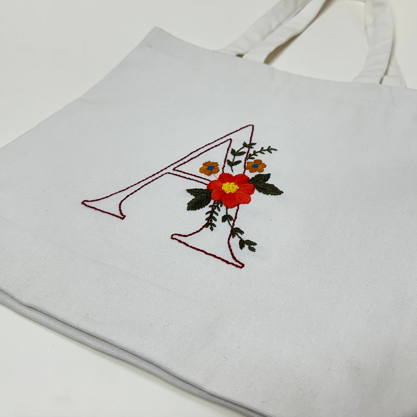 Regal Initial – A | Embroidered Tote Bag