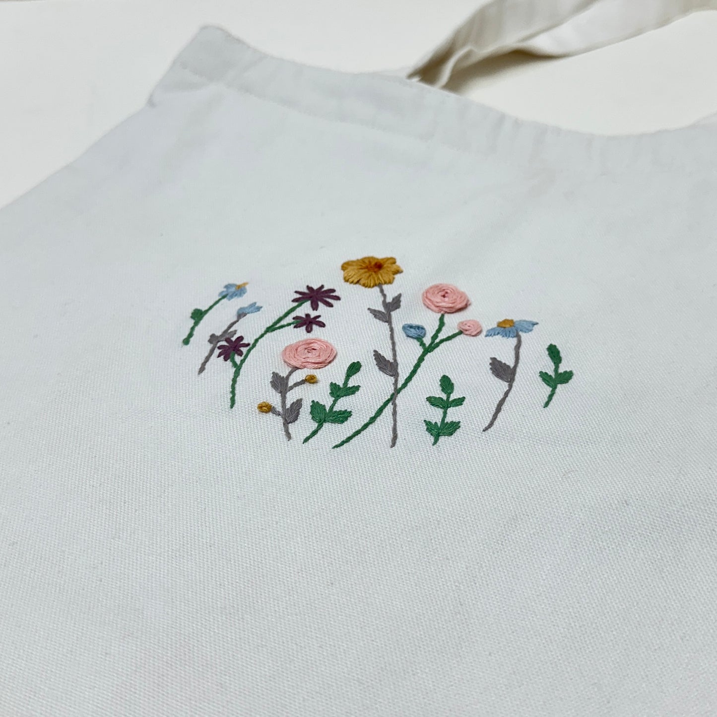 Roohi - The Floral Essence | Embroidered Tote Bag