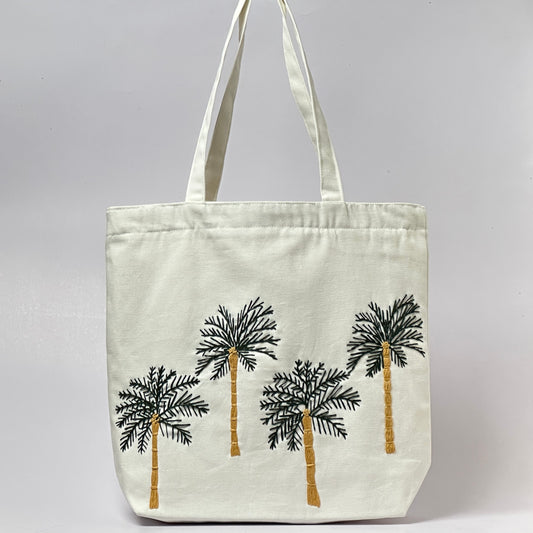 Vrikshika - Naturally Yours | Embroidered Tote Bag