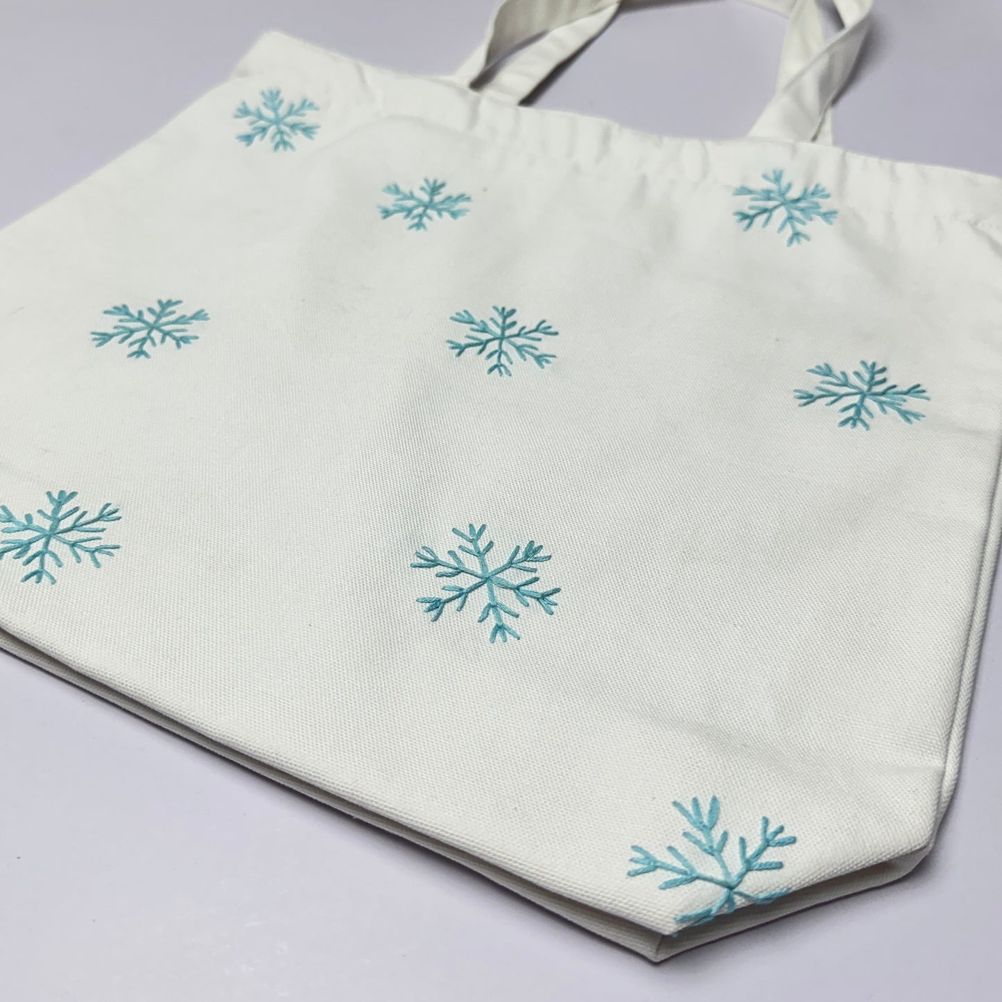 Himya - Drawn From Snow | Embroidered Tote Bag