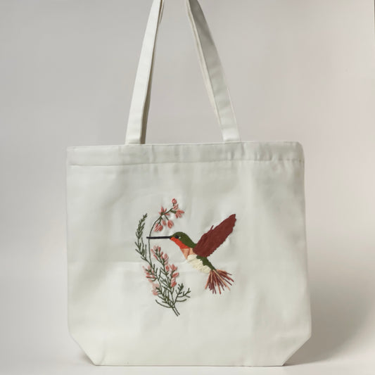 Chiraiya - A Threaded Song | Embroidered Tote Bag