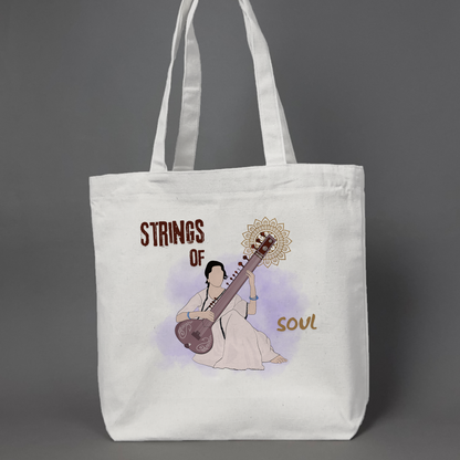 Strings of Soul - Printed Tote Bag