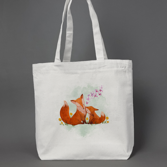 FoxTales - Printed Tote Bag