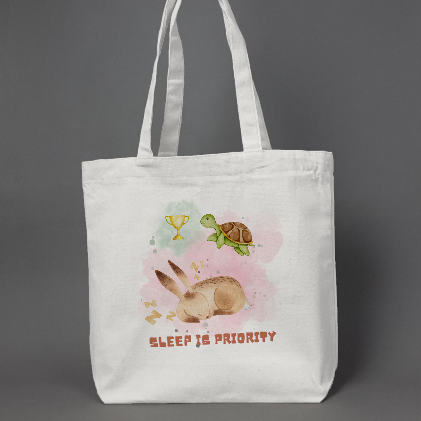 Sleep is Priority - Printed Tote Bag