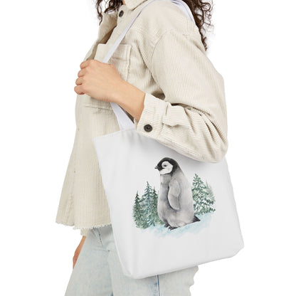 Penguino- - Printed Tote Bag